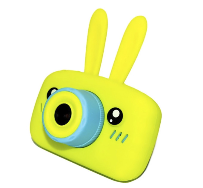 Детский цифровой фотоаппарат Kids Camera Заяц (желтый)