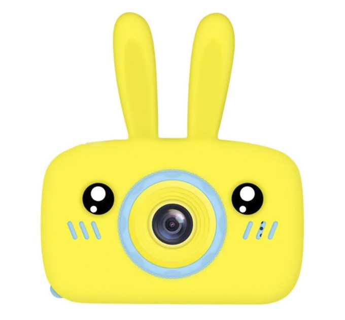 Детский цифровой фотоаппарат Kids Camera Заяц (желтый)