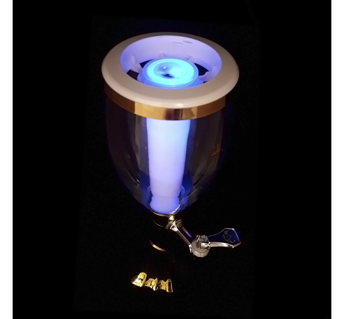 Диспенсер для напитков Башня Вавилон (серебро)