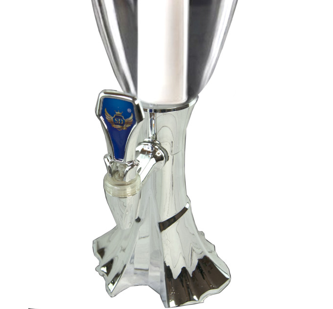 Диспенсер для напитков Башня Вавилон (серебро)