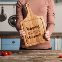 Доска разделочная "Борщ сам себе не зварить", украинская