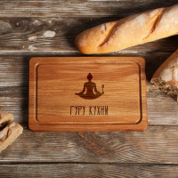 Доска разделочная "Гуру кухни" , 20х30 см, русский