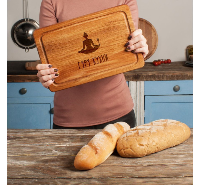 Дошка обробна "Гуру кухні", 20х30 см, російська