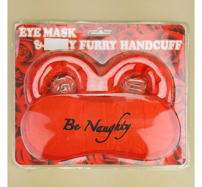 Эротический набор BE NAUGHTY (красный)