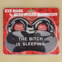 Эротический набор THE BITCH IS SLEEPING (черный) Эротический набор THE BITCH IS SLEEPING (черный)