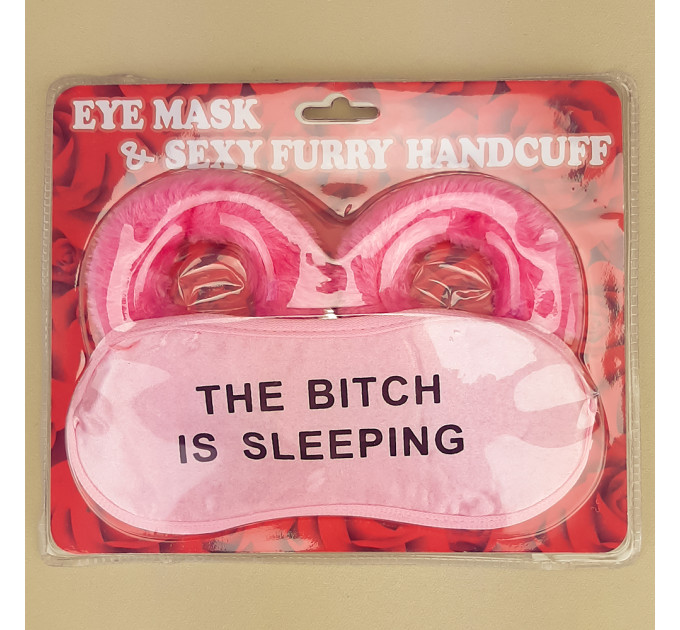 Эротический набор THE BITCH IS SLEEPING (розовый)