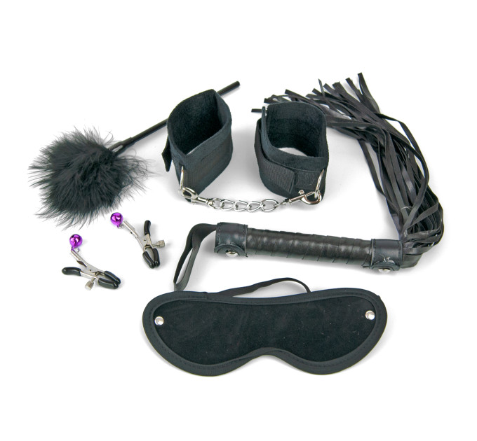 Эротический набор Бдсм для ролевых игр 6 предметов 12075 (черный)