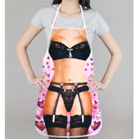 Фартук с приколом Черное белье Фартук с приколом Черное белье