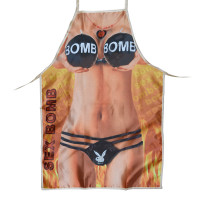 Фартук с приколом эконом Sex Бомба Фартук с приколом эконом Sex Бомба