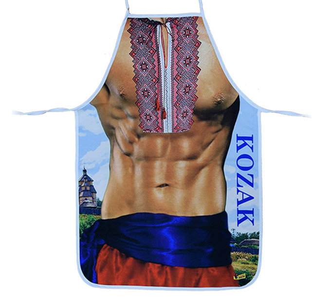 Фартук с приколом Козак в подарочной коробке