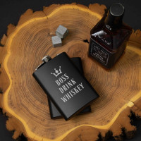 Фляга "Boss drink whiskey", английский Фляга "Boss drink whiskey", английский