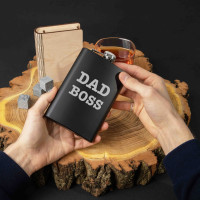 Фляга "Dad boss", английский Фляга "Dad boss", английский
