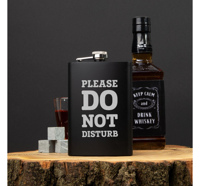 Фляга "Please do not disturb", английский