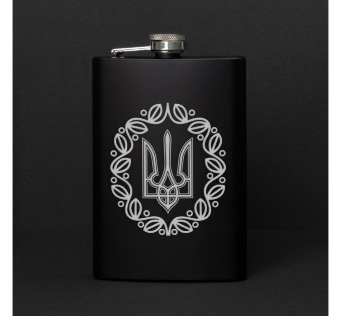 Фляга "Герб з вінком"