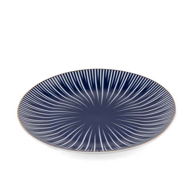 Тарелка "Блю", синяя, (комплект 4 шт) (8900-053)