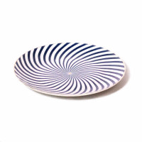 Тарелка "Блю", синяя, (комплект 4 шт) (8900-053)