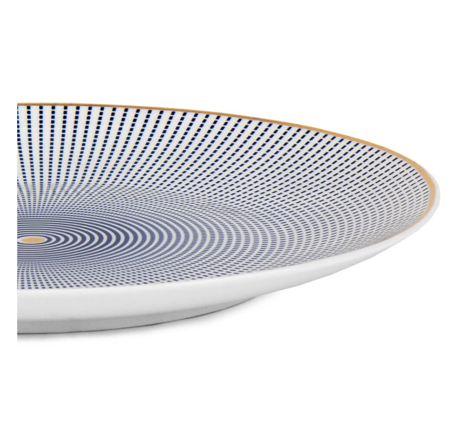 Тарелка "Блю", синяя, (комплект 4 шт) (8900-053)