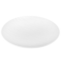 Тарелка "Керамическая грация", белая, 27 см, (комплект 6 шт) (9182-001)