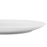 Тарелка "Керамическая грация", белая, 27 см, (комплект 6 шт) (9182-001)
