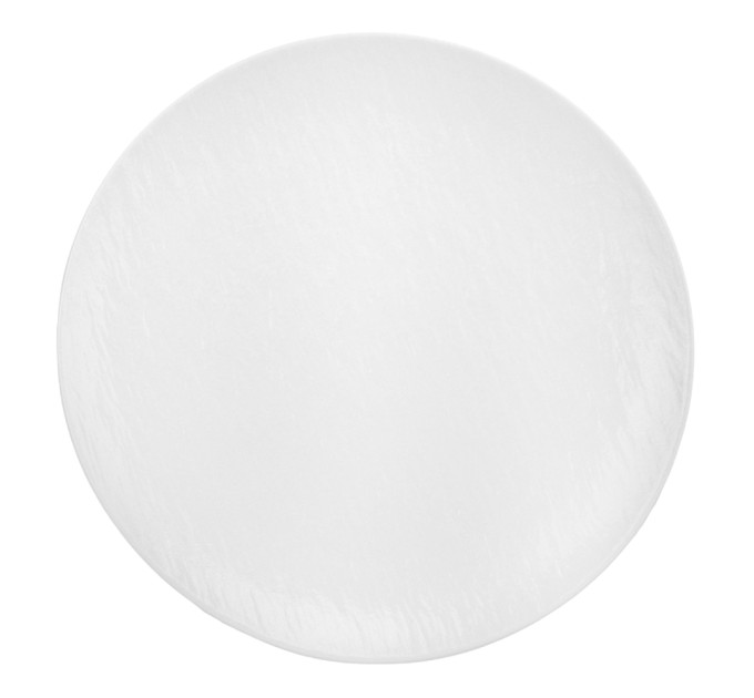 Тарелка "Керамическая грация", белая, 27 см, (комплект 6 шт) (9182-001)