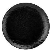 Тарелка "Керамическая грация", черная, 27 см, (комплект 6 шт) (9182-002)