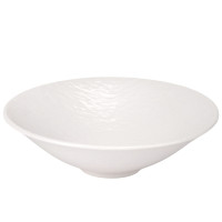 Тарілка "Онікс", біла, 23 см, (комплект 6 шт) (9182-020)