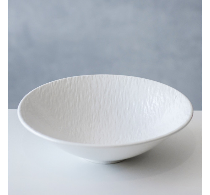 Тарелка "Оникс", белая, 23 см, (комплект 6 шт) (9182-020)