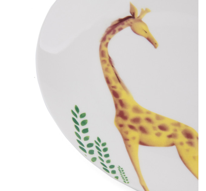 Тарілка "Сафарі", біла, (комплект 4 шт) (8900-054)