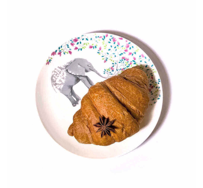 Тарілка "Сафарі", біла, (комплект 4 шт) (8900-054)