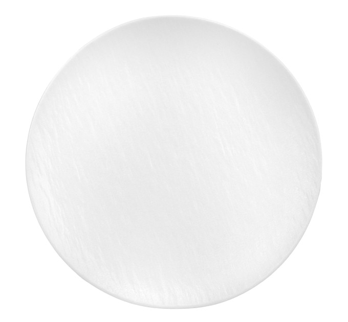 Тарілка "Симфонія", біла, 23 см, (комплект 6 шт) (9182-003)