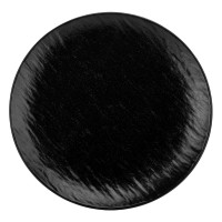 Тарелка "Симфония", черная, 23 см, (комплект 6 шт) (9182-004)