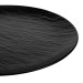 Тарілка "Симфонія", чорна, 23 см, (комплект 6 шт) (9182-004)