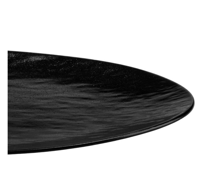 Тарілка "Смак", чорна, 31 см, (комплект 8 шт) (9182-010)