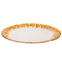 Тарелка "Солнце", золотая, 33 см, (комплект 6 шт) (9158-005)