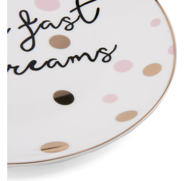 Тарілка "Тримайся за мрії", *рандомний вибір дизайну, (комплект 4 шт) (8900-052)