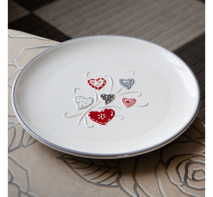 Тарелка 26 см. "Love", (комплект 2 шт) (012AV)