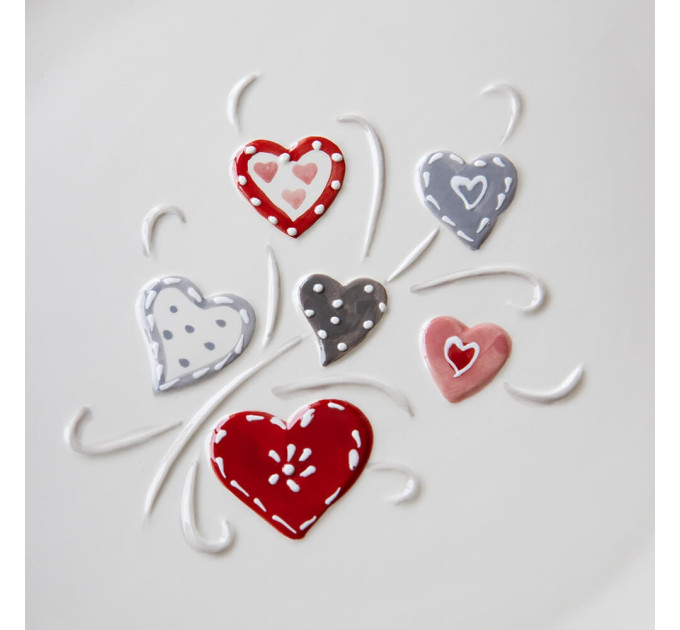 Тарелка 26 см. "Love", (комплект 2 шт) (012AV)