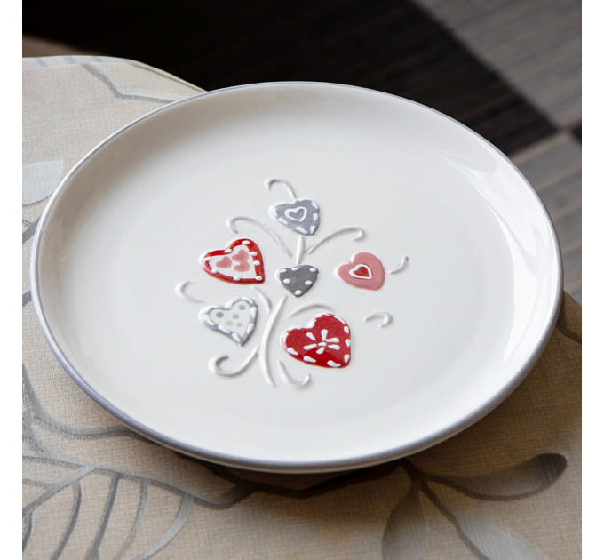Тарелка 26 см. "Love", (комплект 2 шт) (012AV)