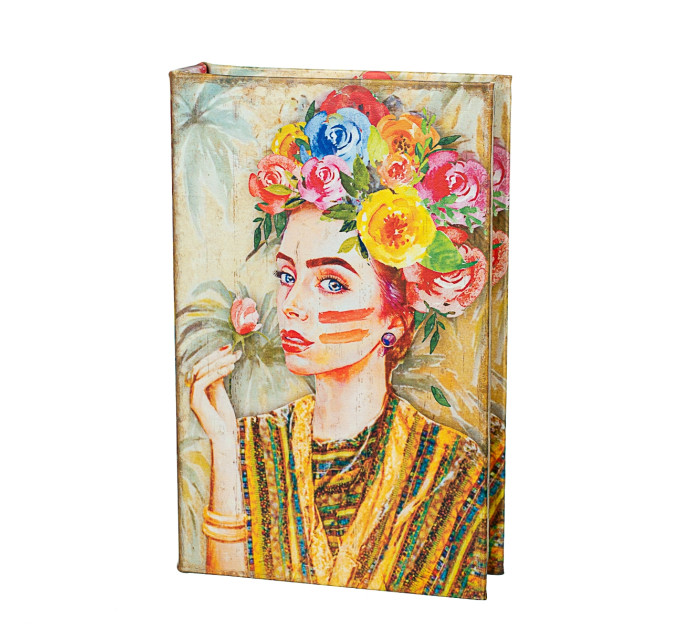 Книга-сейф "Дівчина у квітах" (0001-012)