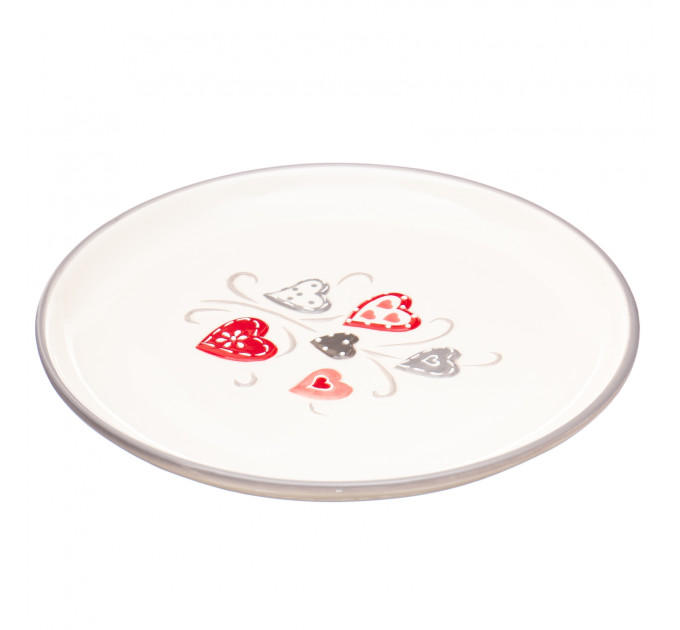 Тарелка десертная 20 см "Love", (комплект 4 шт) (013AV)