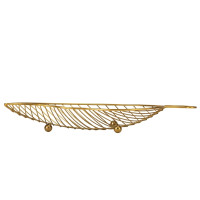 Фруктовница "Золотой лист", 19*40 см (9138-004) Фруктовница "Золотой лист", 19*40 см (9138-004)