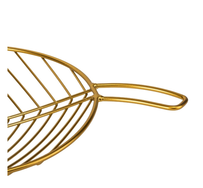 Фруктовница "Золотой лист", 19*40 см (9138-004)