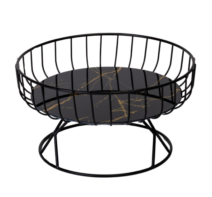 Фруктовница "Мрамор", 22*12 см (9141-005)