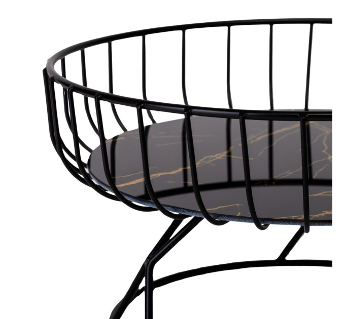 Фруктовница "Мрамор", 22*12 см (9141-005)