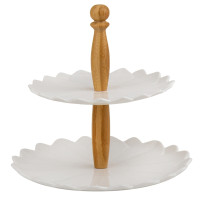 Блюдо 2-х ярусное "Кулинарный экстаз", 25 см (4004-015)