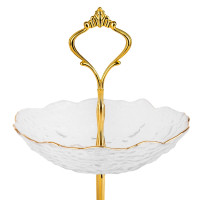 Блюдо 3-х ярусное "Белый гранат" (9058-026)