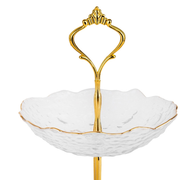 Блюдо 3-х ярусне "Білий гранат" (9058-026)