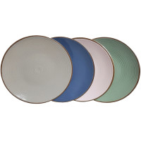Кольорова тарілка (4 кольора), (комплект 4 шт) (005ALP)