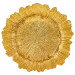 Тарелка "Рассвет", золотая, 34 см, (комплект 6 шт) (9158-003)