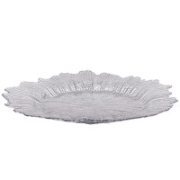 Тарілка "Світанок", срібна, 34 см, (комплект 6 шт) (9158-004)